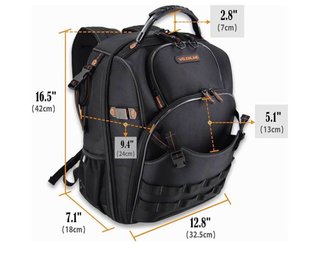 Mochila Profesional 66 Bolsillos Herramientas