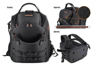 Mochila Profesional 66 Bolsillos Herramientas