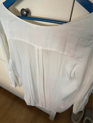 Blusa Stradivarius Blanca Talla XS