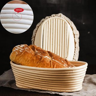 2 Cestini Ovale da Lievitazione Pane