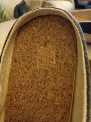 Sandalias de lona negra talla 41