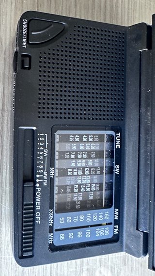 Radio Sony ICF-SW12 Negra