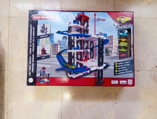 Parking Majorette 73 cm con 5 coches