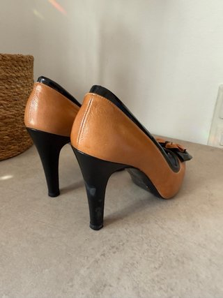 Zapatos SASHA LONDON piel con lazo