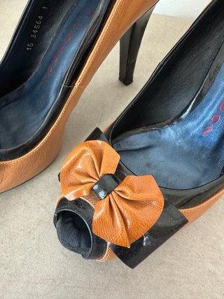 Zapatos SASHA LONDON piel con lazo