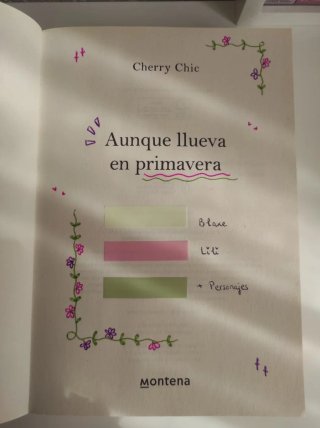 Aunque llueva en primavera