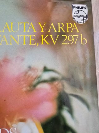 Mozart Concierto para flauta y arpa Vinilo