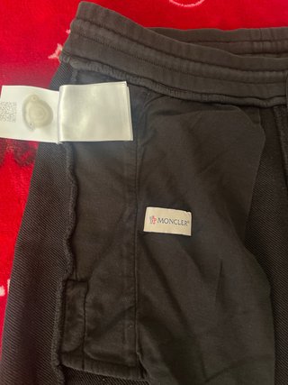 Moncler Pantalón Chándal Talla M Negro