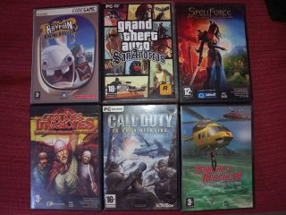 Lote 6 Juegos PC: Rayman, GTA, Spellforce, Call of