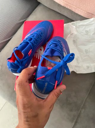 Tekela v5 Zapatillas Futsal New Balance Azul/Blanc