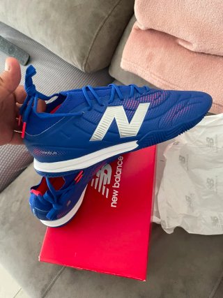 Tekela v5 Zapatillas Futsal New Balance Azul/Blanc