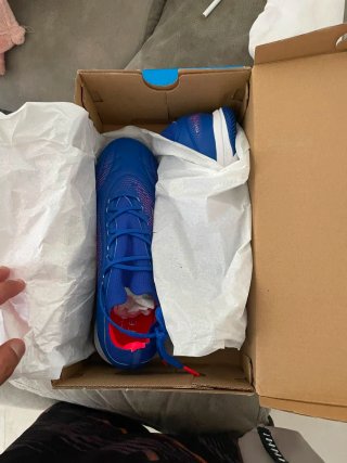 Tekela v5 Zapatillas Futsal New Balance Azul/Blanc