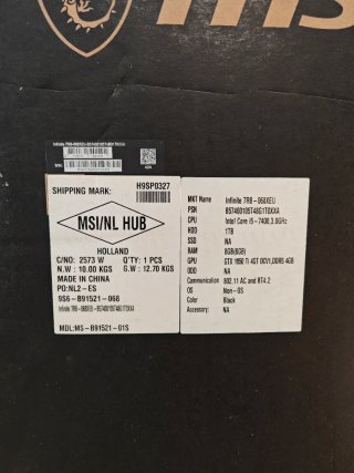 MSI Infinite 7RB-068XEU PC Gaming