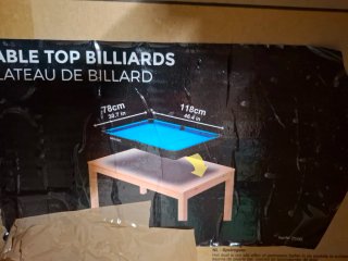 Mesa de billar Geologic Decathlon