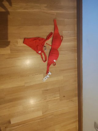Bikini rojo nuevo con etiqueta
