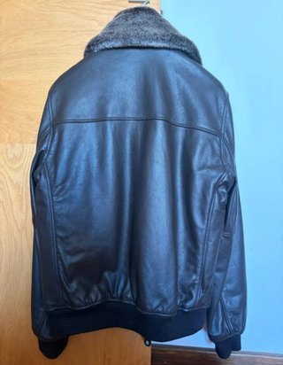 Cazadora Schott Marrón/Rojo