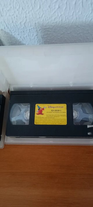 VHS Toy Story 1 y Toy Story 2.