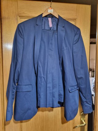 Traje Zara Man Talla 46/56 Azul