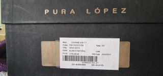 Zapatos Pura Lopez Talla 37 Novia/Vestir