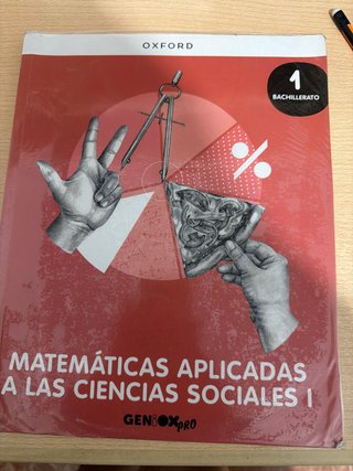 Matemáticas aplicadas a las Ciencias Sociales I...