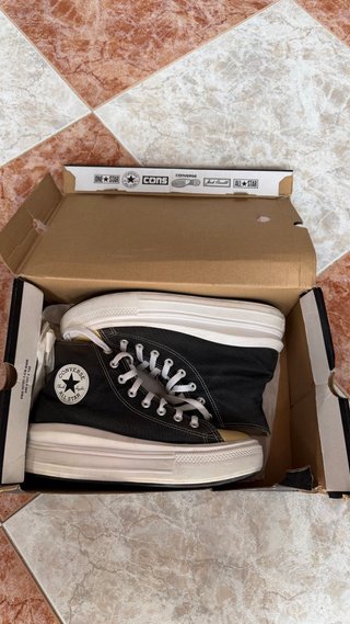 Zapatillas Converse plataforma negras