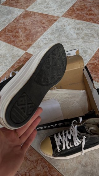 Zapatillas Converse plataforma negras