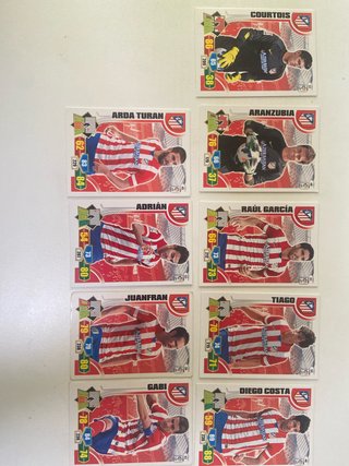 Adrenalyn Atl. Madrid 2013-14 Cromos