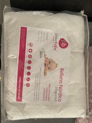 Relleno Nórdico Cuna Pekebaby 100x120