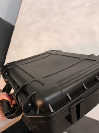Valigetta porta orologi nera
