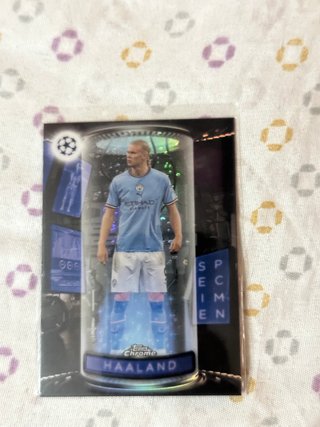 Erling Haaland Topps Chrome Specimen