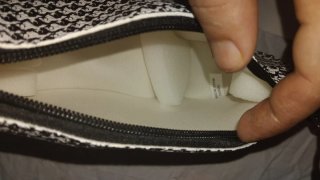 Bolso de mano nuevo estampado geométrico