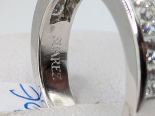 Anillo Suárez 18K Diamantes Princesa
