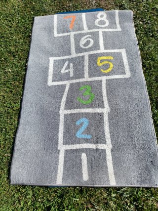 Alfombra infantil de juego Rayuela IKEA  160X60