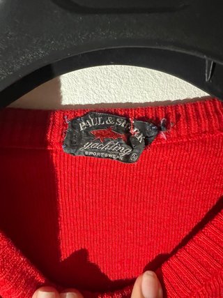 Jersey Paul & Shark Rojo