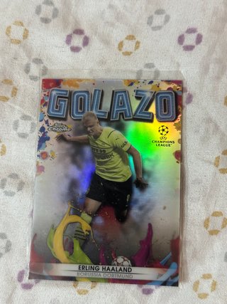 Erling Haaland Golazo Topps Chrome