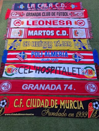 Lote Bufandas Oficiales Equipos Fútbol