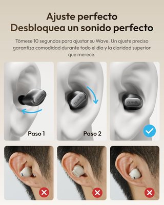 Auriculares CEARVOL negros IA
