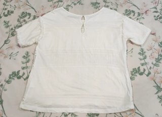 Camiseta/blusa crema Sfera