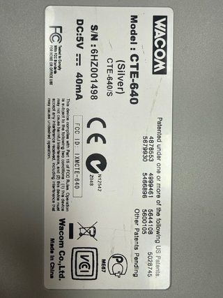 Tableta Gráfica Wacom Graphire 4 XL (CTE-640)