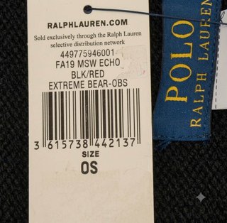 Ralph Lauren Bubanda Hombre Nueva con etiquetas