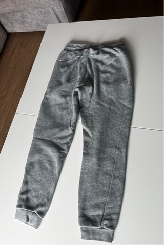 Pantalón Jogger Nike Air Gris Logo Negro Algodón