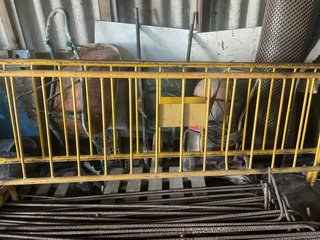 Vallas de obra metálicas dos unidades