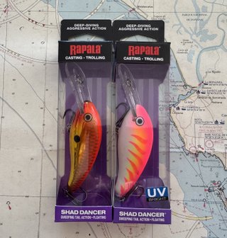 Lote 2 Rapala Shad Dancer SDD-7     173