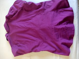 Camicia donna manica corta viola