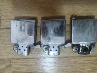 Lote 3 Accendini Metallici Zippo