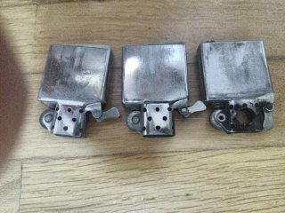 Lote 3 Accendini Metallici Zippo
