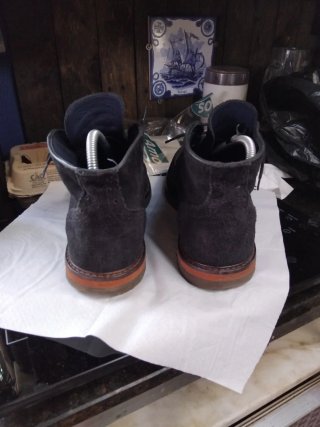 Botas camurça azuis 42