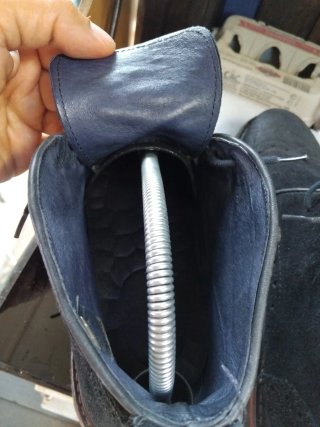 Botas camurça azuis 42