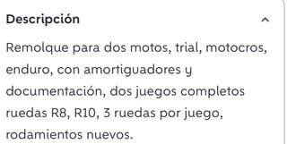 Remolque Sanchis KOCAYNO II MOTOS