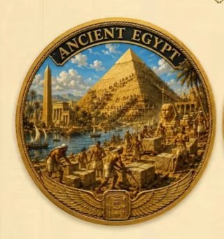 2 Monedas Antiguo Egipto Ramsés II el Grande